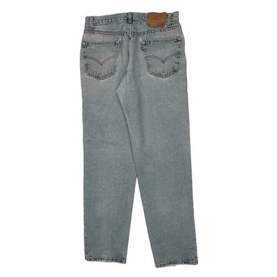 Made In USA Levis 550 Jeans - 32W 33L Light Wash Cotton