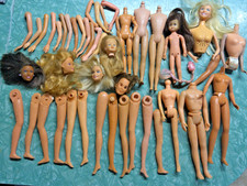 Fashion Doll Parts Lot- Vinyl- 44 Pieces- 1980s-90s