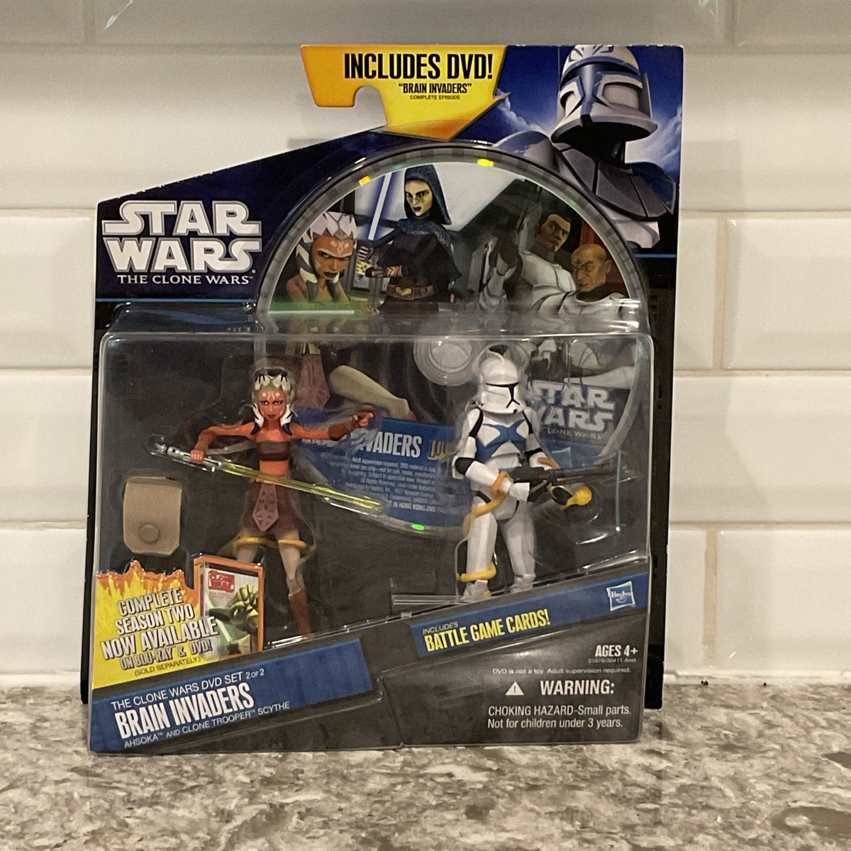 Star Wars The Clone Wars Brain Invaders Ahsoka Trooper Scythe