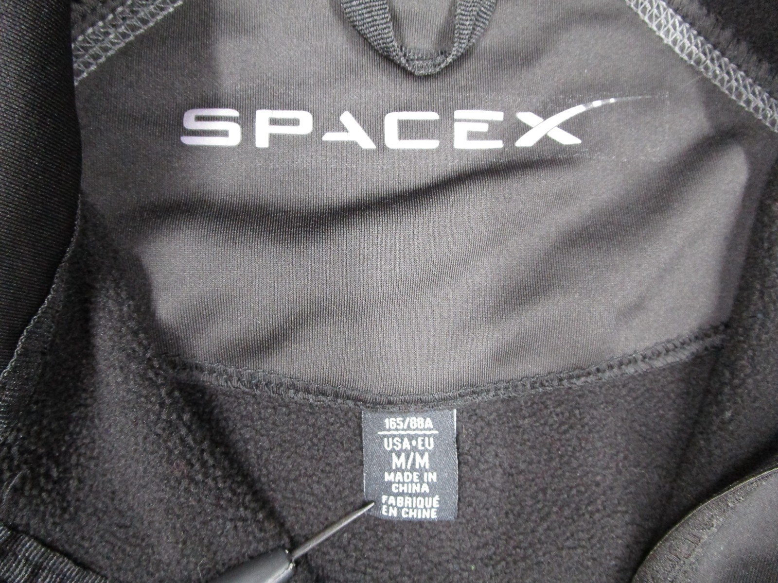 SpaceX Jacket Womens Medium Black Softshell Full … - image 2