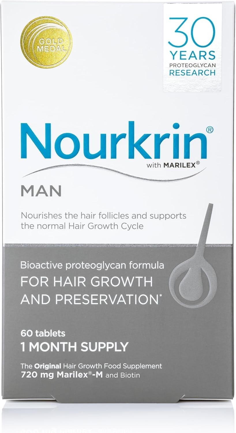 Nourkrin Man Hair Growth Supplement 60 Tablets | 1 Month