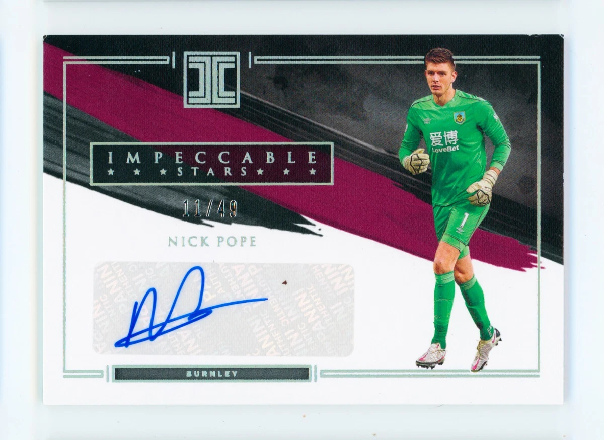 Soccer Burnley Autographed Sports Trading Cards & Accessories for