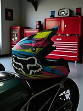 Fox Racing - Casco V1 Talla Pequeña Casco de Motocross (Leer)