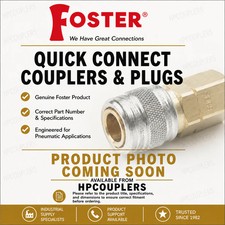 Foster 3 Series Automatic Coupler, 1/4" Body, 1/4" NPT Industrial, I/M, MIL Spec