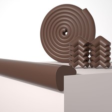 Baby Proof Edge Corner Protector, 16.4FT 0.47''Th L-Shape Furniture Corner ...