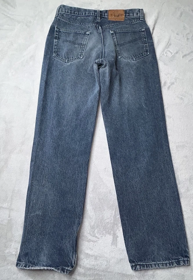 Vintage St Michael Jeans Mens 32x30 Blue Made In UK Straight Leg 90s - Image 3 of 4