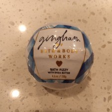 NEW GINGHAM BATH AND BODY WORKS BATH FIZZY BOMB 4.6OZ/130G