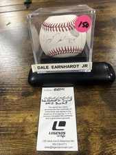 NASCAR Legend Dale Earnhardt Jr Signed Baseball