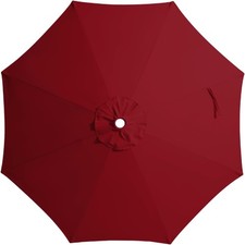 9 ft Patio Umbrella Replacement Canopy for 8 Ribs Table Market Yard Umbrella