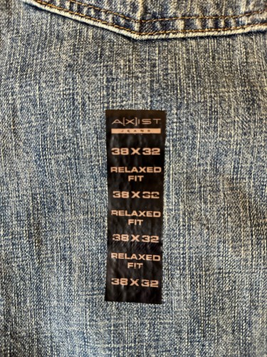AXIST Classic Relaxed Fit Men's Blue Jeans 38x32 NEW w/ tags - Picture 6 of 9