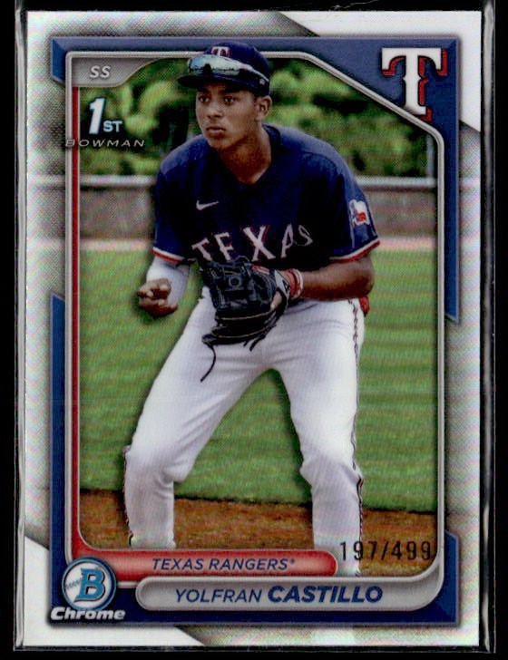 L22,548 - 2024 Bowman Chrome Prospects Refractors #BCP159 Yolfran Castillo /499