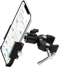 All Metal Phone Holder Clamp for Golf Cart