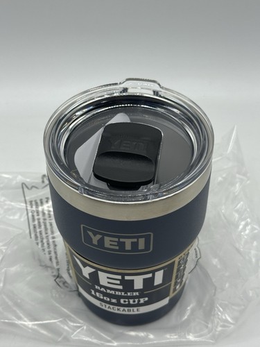 YETI Rambler 16 oz Stackable Cup Navy Rare Limited Edition - Picture 2 of 6