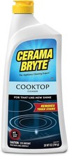 Cerama Bryte Removes Tough Stains Cooktop and Stove Top Cleaner for Glass - Cera