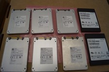QTY 8 of 128gb SSD 2.5" sata MIXED Sandisk / Liteon