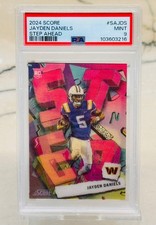 2024 Score Step Ahead Jayden Daniels #SA-JDS PSA 9 MINT Rookie RC