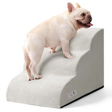Dog Stairs for Small Dogs and Cats 3 Step Pet Ramp for Couch Sofa, Non-Sl...