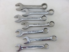 Snap-on Metric Oxim Stubby Combination Wrench 7pc Set 10mm-16mm