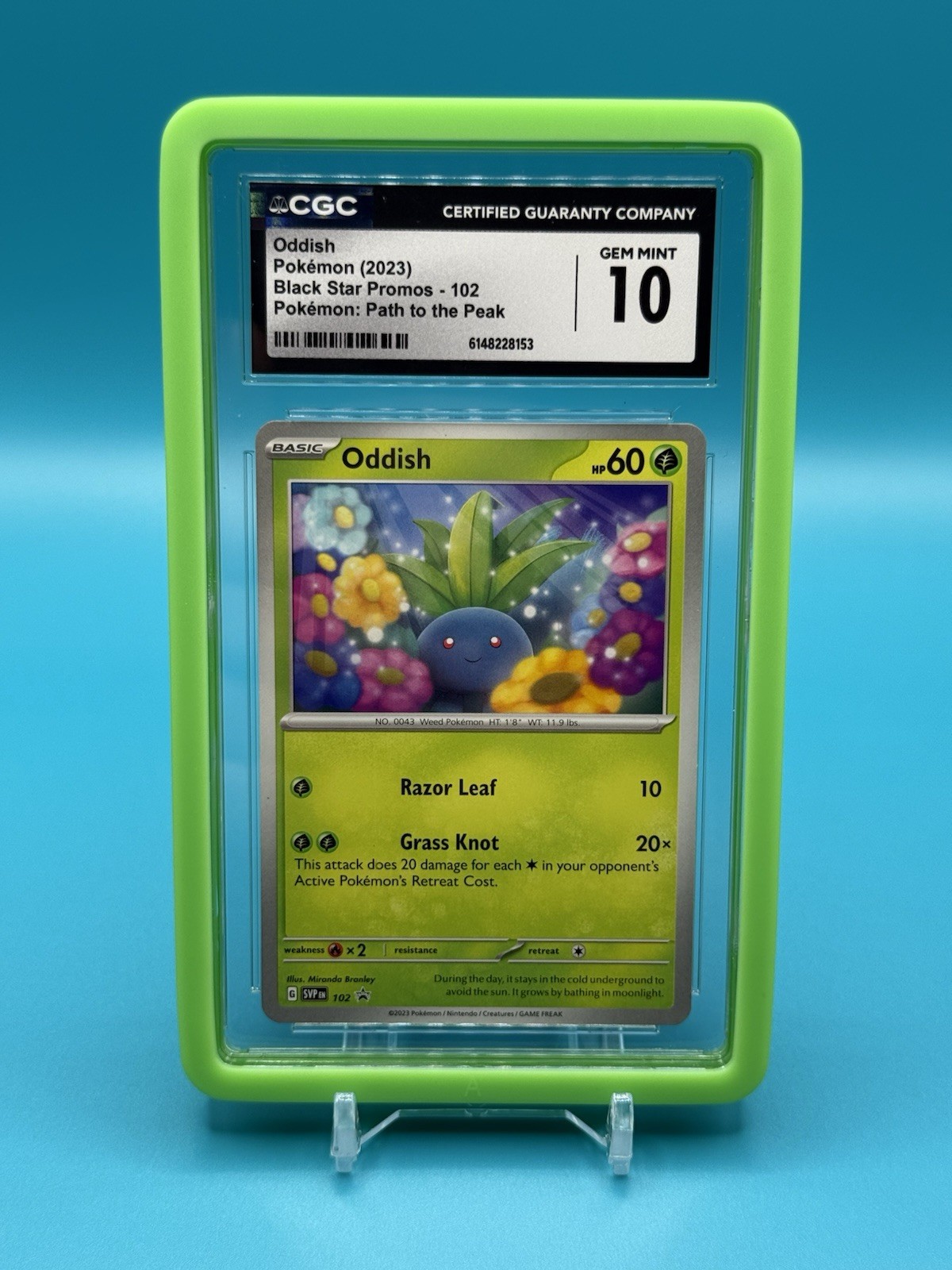 The Pokémon Company CGC 10 Oddish 102 Sv: Scarlet & Violet Promo EN Regular