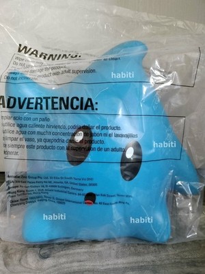 Authentic Luma Blua Blau AB LED-förmiger Stern-Popcorn-Eimer zum Super Mario Gal