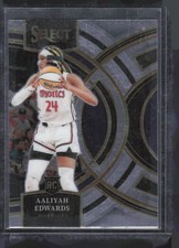 2024 Panini Select WNBA #130 Aaliyah Edwards Prizms Silver
