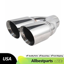 5 To Dual 6 Diesel Exhaust Tip Chrome For Ford F-550 F-600 F-650 Super Duty