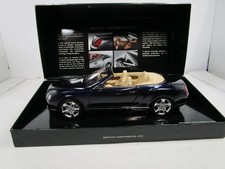 MINICHAMPS 1/18 DARK SAPPHIRE BENTLEY CONTINENTAL GTC VERY NICE BUT NOT PERFECT