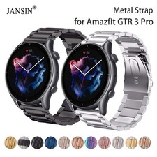 22MM Watch Band for Huami Amazfit GTR 4 3 Pro Bracelet Stainless Steel Metal Str