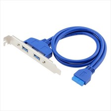USB 3.0 20Pin Front Panel Adapter Cable for PC Case and Motherboard 50cm