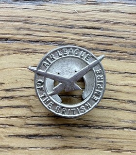 British Empire Air League WW2 Lapel Badge