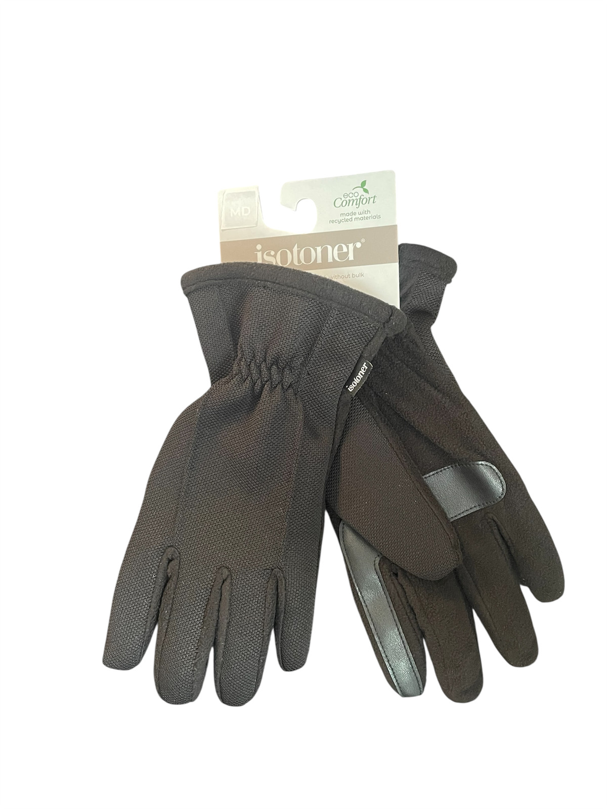 Isotoner Signature Men's Active Gloves Apparelgloves Oxford Black Large