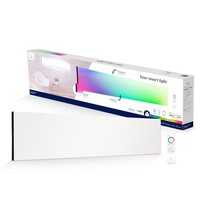 MüLler Licht Led Panel Tint Led-Panel Aris Black, White+Color, 120X30 Cm 404091