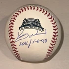 KERRY WOOD Signed Official WRIGLEY 100th Anniv Baseball Beckett (BAS) 20K Inscps