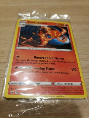 🔥 Pokémon CENTISKORCH GameStop SEALED PROMO CARD Darkness Ablaze