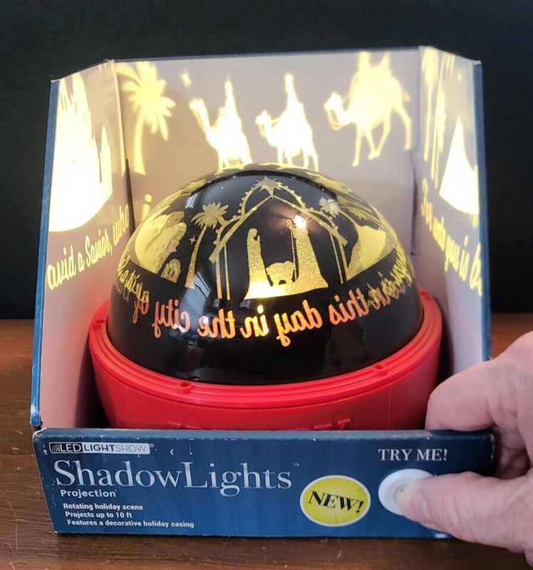 Shadow Lights Projection Christmas "SAVIOR, WHO IS CHRIST THE LORD" *New