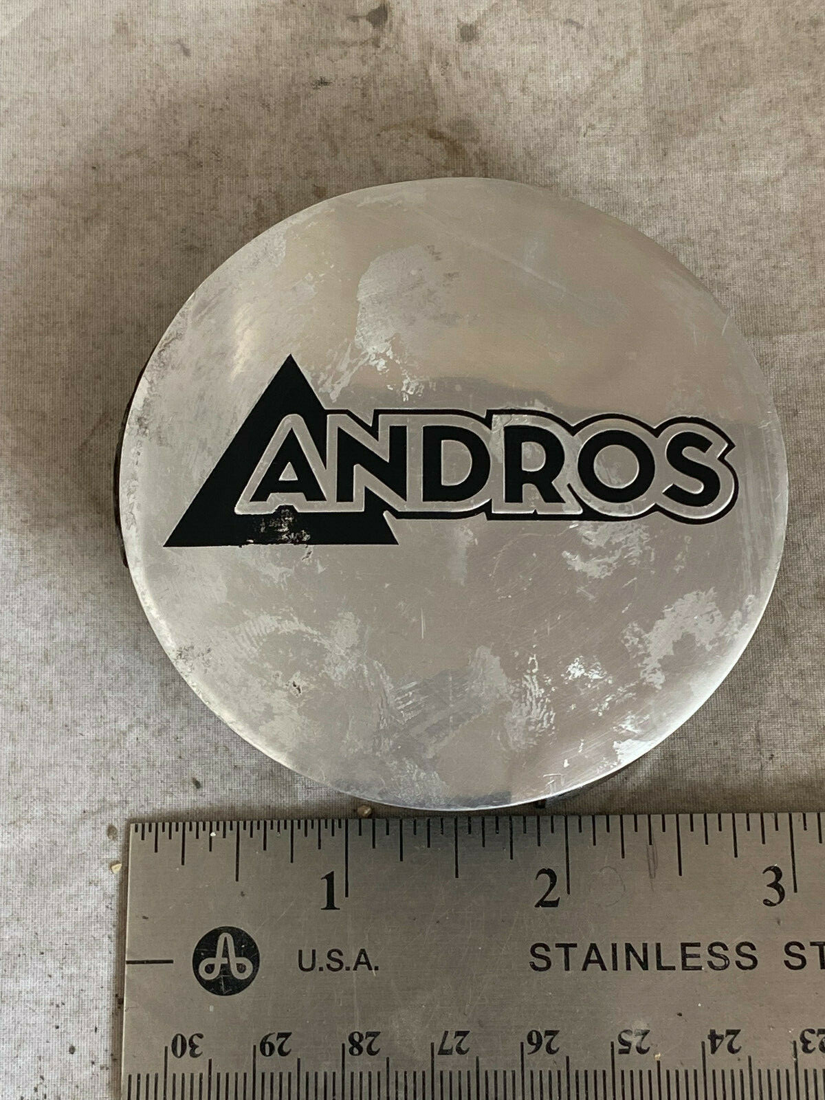 ANDROS Custom Wheels Polished Wheel Rim Hub Cover Center Cap S138S75-image