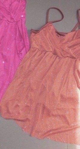 NWOT LYRICAL Contemporary Dance Costume shorty unitard glitter overlay wrapfront - Picture 6 of 7