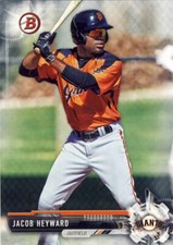 Lot of (100) 2017 Bowman Draft JACOB HEYWARD Rookie Card #BD-22 Giants