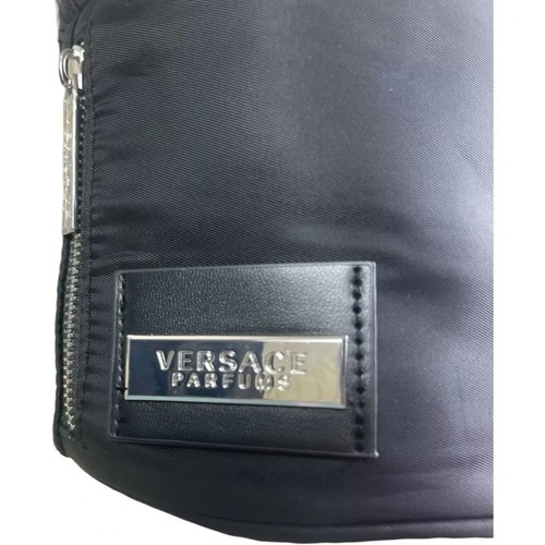 Versace Parfums Small Black Bucket Bag with Detachable Shoulder Strap - Picture 11 of 12