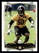 Ryan Shazier 2014 Topps Rookie Card #348 Pittsburgh Steelers