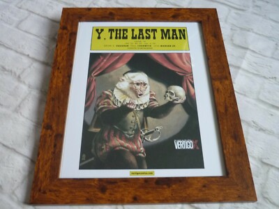 14x11 Framed comic book covers y the last man issue 16 