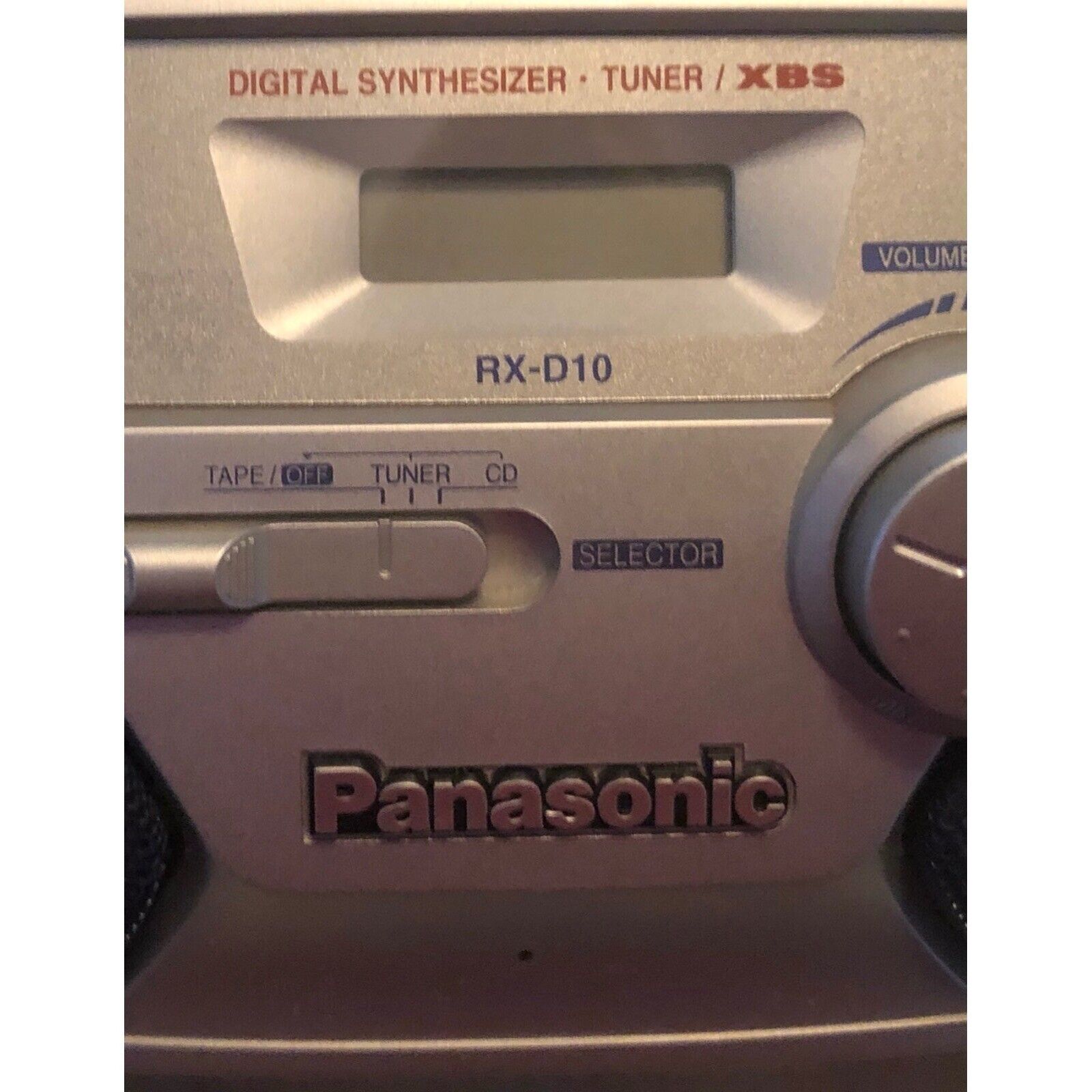 Panasonic RX-D10 AM/FM Portable Radio CD Cassette Stereo Works!