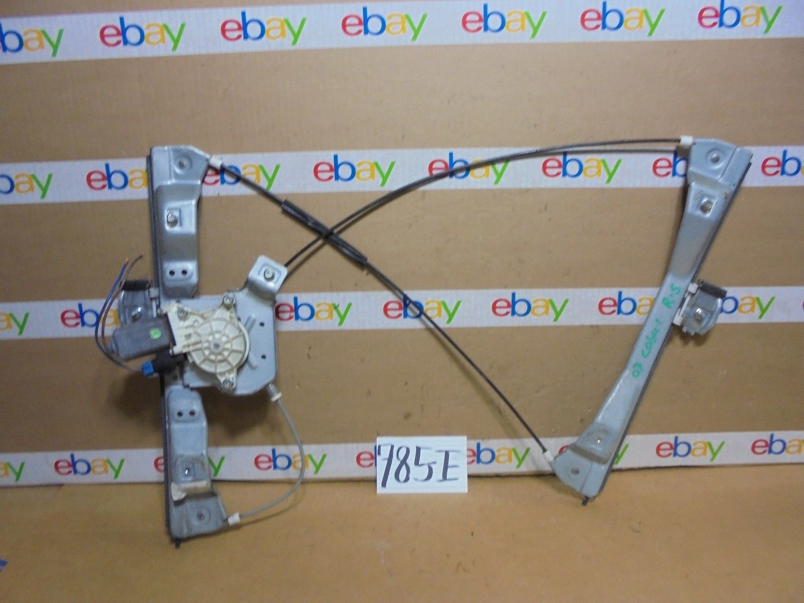 05 06 07 08 09 Cobalt Coupe Front PASSENGER Side Window Regulator W/ Motor #785E