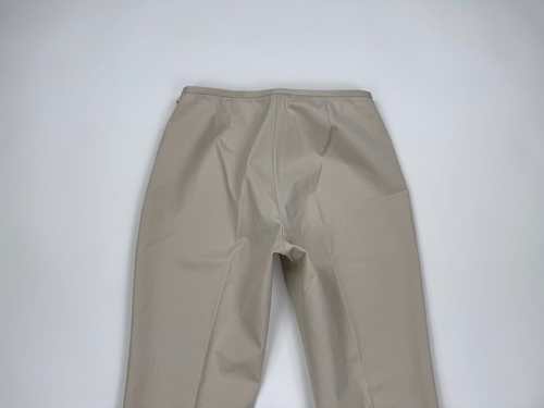 J Mclaughlin Stretch Cotton Pants Women 4 EUC Flat front Zip Closure Tapered - Picture 4 of 11