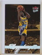 2007 Fleer Ultra Basketball Card #246 Legendary 13 Magic Johnson LA Lakers - NMt