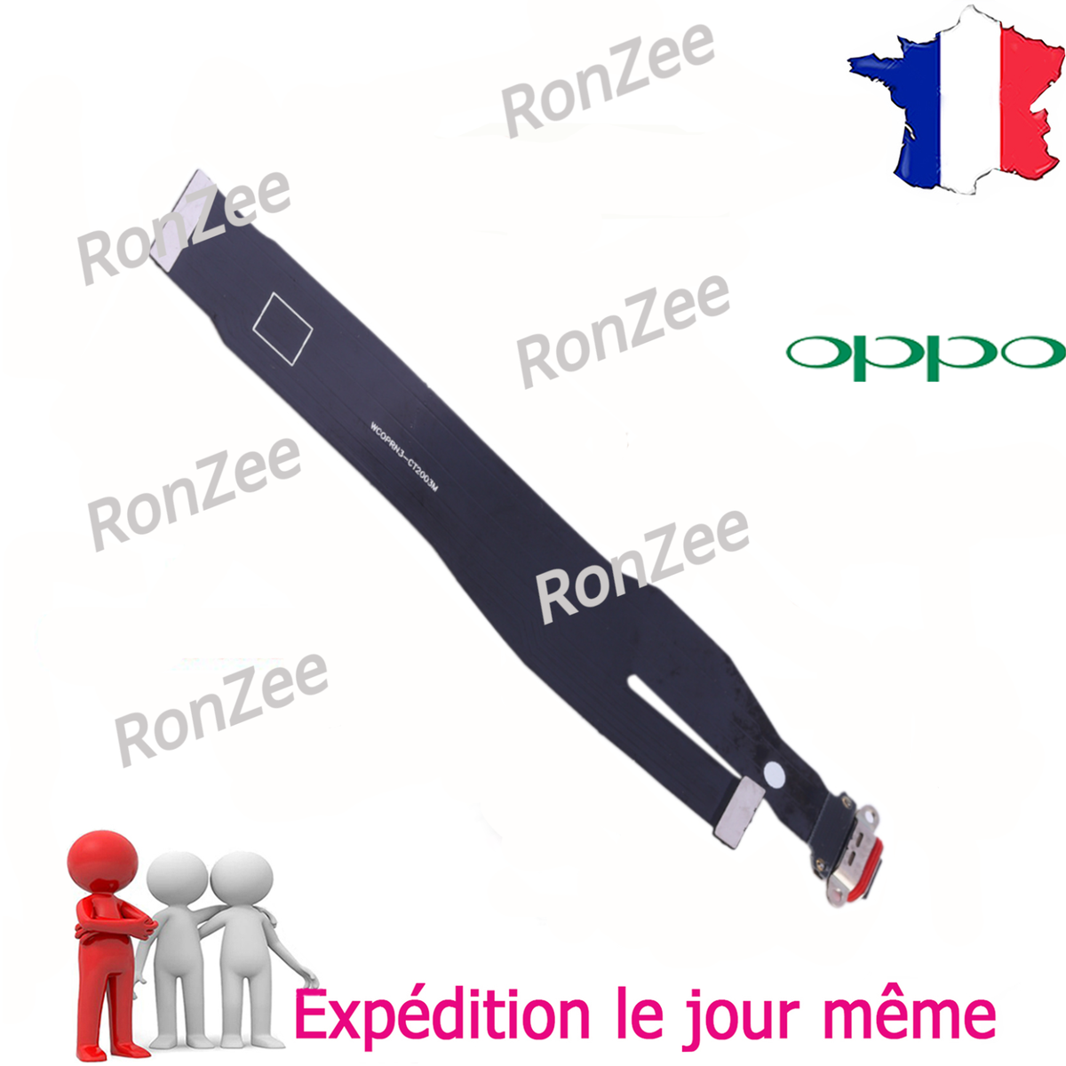 Connecteur De Charge USB-C Pour Oppo Reno 3 / Find X2 Lite - Modèles CPH2043, CPH2005 - Neuf