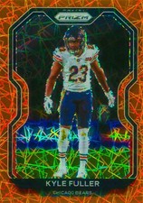Kyle Fuller 2020 Orange Lazer Prizm Football Refractor Card #193 Chicago Bears