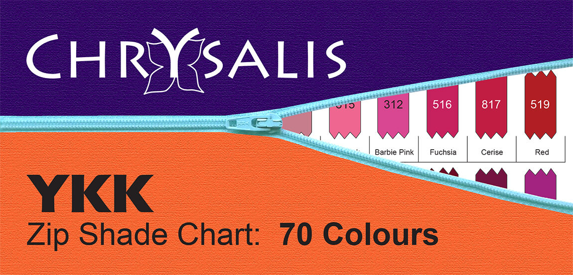 YKK Zip Shade Chart | eBay YKK Zip Shade Chart | eBay