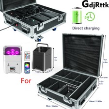Rechargeable Flight Case with wheels for wireless Stage DJ Par Upligting RGBWAUV