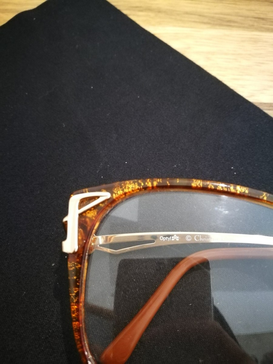 Christian Dior Vintage Square Big Eyeglasses Frames CD2545